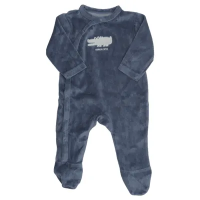 Barboteuse (Bleu) de Tex Baby Coton, Polyester
