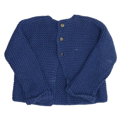 Kofta (Blå) från Petit Bateau Bomull, Ull