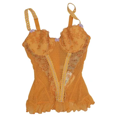 Bustier (Jaune) de Off Limits Élasthane, Polyamide, Polyester, Viscose