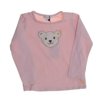 Långärmad t-shirt (Rosa, Flerfärgad) från Steiff Bomull, Elastan