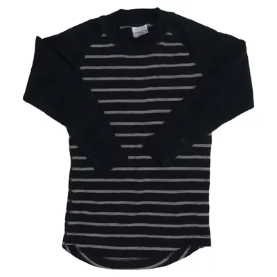 Long sleeve T-shirt (Blue, Gray) from Polarn O. Pyret Merino wool