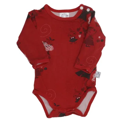 Body (Rouge, Multicolore) de Moomin Coton, Élasthane