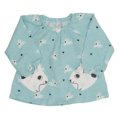 Top (Green, Multicolored) from Polarn O. Pyret Elastane, Organic cotton