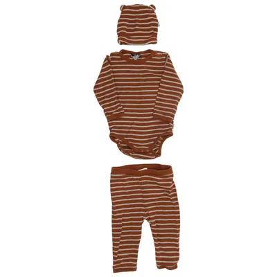 Ensemble (Marron, Blanc) de Friends Coton biologique