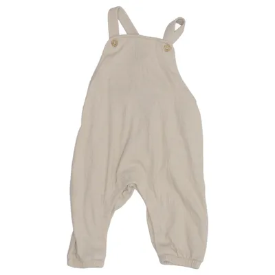 Tuinbroek (Beige) van Lindex Newborn Katoen, Elastaan, Polyester
