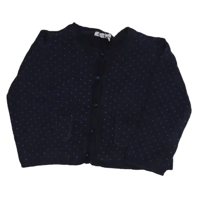 Cardigan (Bleu) de Bout'chou Coton, Polyamide, Laine