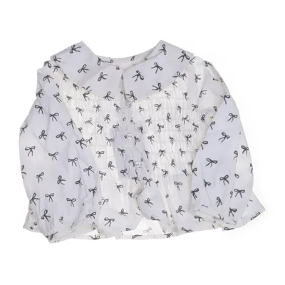 Blus (Vit, Svart) från Zara Bomull