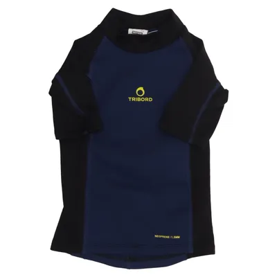 Wetsuit (Blauw, Zwart) van Decathlon Elastaan, Polyamide, Polyester