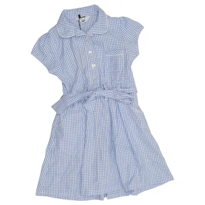 Blusenkleid (Blau, Weiß) von Next School Baumwolle, Polyester
