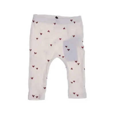 Broek (Wit, Rood) van Zara Katoen, Elastaan