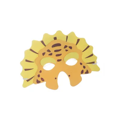 Maskeradmask (Gul, Brun)