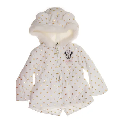 Vinterjakke (Hvid, Guld) fra Disney Baby Akryl