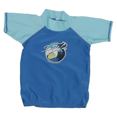 Zwemshirt (Blauw, Meerkleurig) van Sunblock Elastaan, Polyester