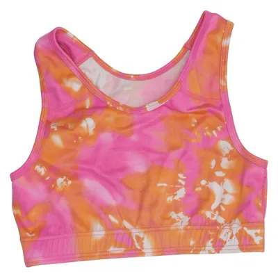 Sports-BH (Pink, Orange, Flerfarvet) fra Newbody Elastan, Polyamid
