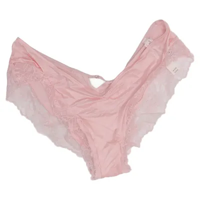 Trusser (Pink, Hvid) fra Victoria's Secret Bomuld, Elastan