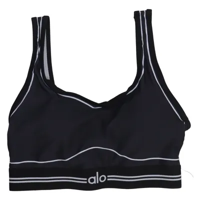 Sports bra (Black, White) from Alo Yoga Elastane, Polyamide