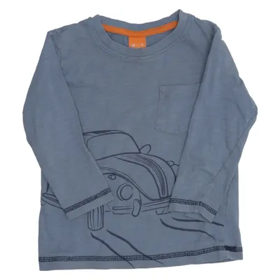T-shirt à manches longues (Bleu) de Pusblu Coton