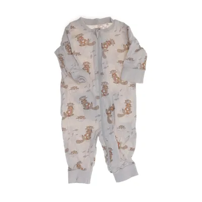 Sparkedragt (Beige, Flerfarvet) fra Lindex Baby Bomuld