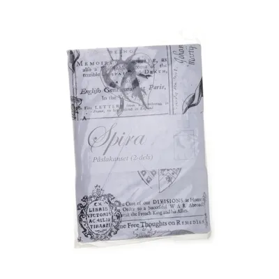 Bäddset (Vit, Svart, Flerfärgad) från Spira Bomull