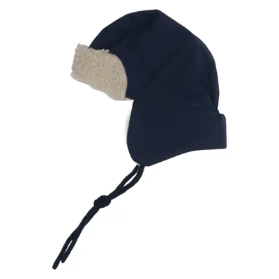 Trapper hat (Blue, White) from Rikiki Polyester