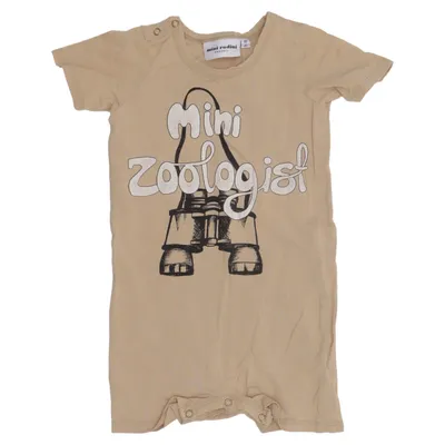 Rompers (Beige) from Mini Rodini Elastane, Organic cotton