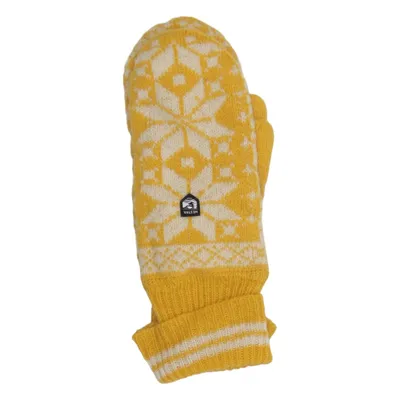 Mittens (Yellow, White) from Hestra Polyamide, Wool