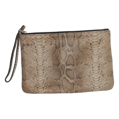 Sminkväska (Beige, Brun) från COS Skinn, Polyester