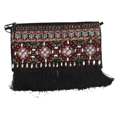 Abendtasche (Schwarz, Mehrfarbig) von Indiska Polyester