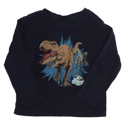 T-shirt à manches longues (Bleu, Multicolore) de Jurassic World Coton