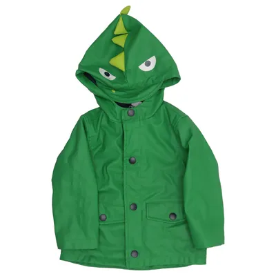 Regnjakke (Grøn) fra Little Me Bomuld, Polyester, Polyurethan