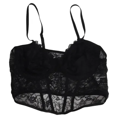 Bustier (Svart) från Shein Curve Elastan, Polyester