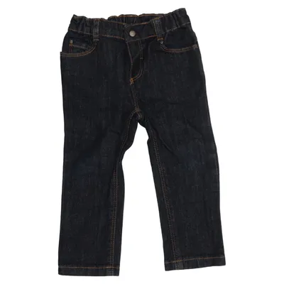 Jean (Bleu) de Petit Bateau Coton, Élasthane