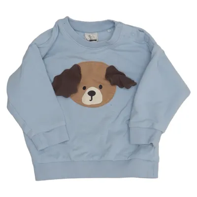 Sweatshirt (Blue) from Lindex Cotton, Elastane