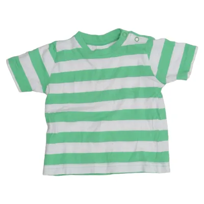 T-shirt (Green, White) from Bluezoo Cotton