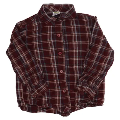 Chemise en flanelle (Rouge, Bleu, Blanc) de Friends Coton