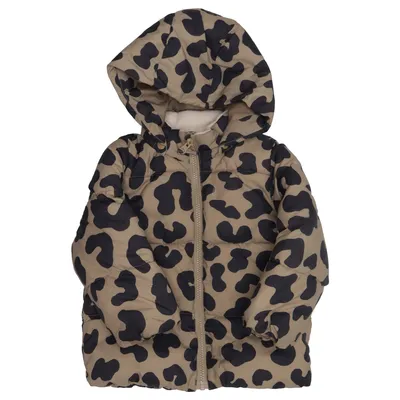 Winter coat (Beige, Black) from H&M Polyester