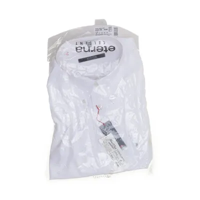 Short sleeve shirt (White) from Eterna Excellent Cotton