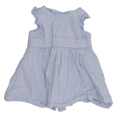 Robe (Bleu, Blanc) de Baby by Lindex Coton