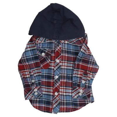 Shirt (Red, Blue, White) from Kanz Cotton