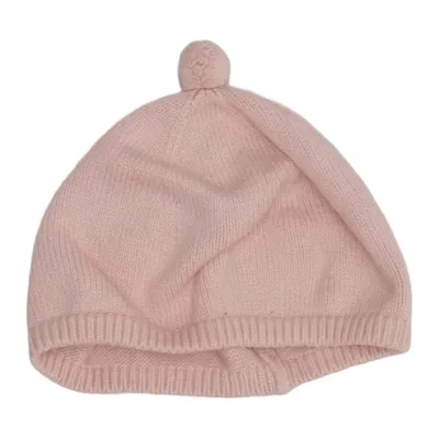 Bonnet à pompon (Rose) de Beams Coton, Polyester