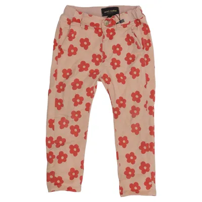 Bukser (Beige, Rød) fra Mini Rodini