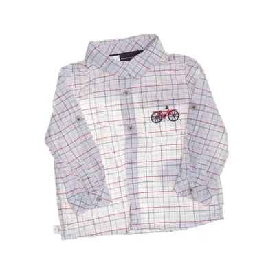 Skjorta (Vit, Flerfärgad) från Sergent Major Bomull