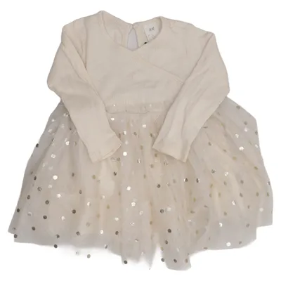 Jurk (Wit) van H&M Katoen, Polyester