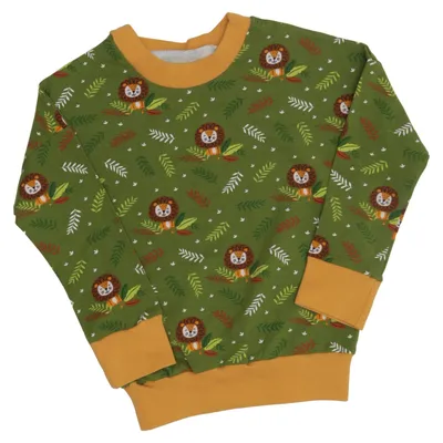 Sweatshirt (Vert, Marron, Multicolore) de Handmade