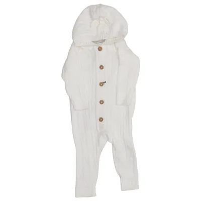 Sparkdräkt (Vit) från Lindex Newborn Bomull
