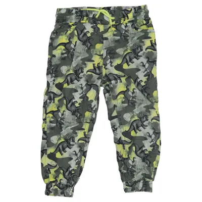 Trainingsbroek (Groen, Grijs, Geel) van Infinity Kids Katoen