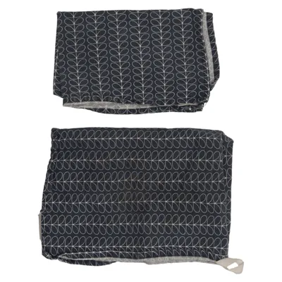 Kitchen towel (Blue, White) from Orla Kiely Cotton, Linen
