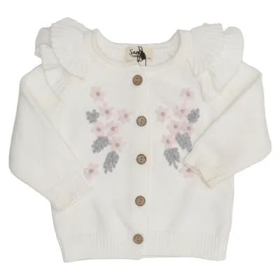 Kofta (Vit, Rosa, Grå) från Sam & Louloute Bomull