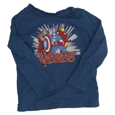 Lange mouwen shirt (Blauw) van Marvel Avengers Katoen