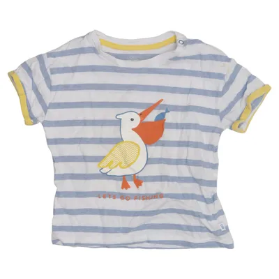 T-shirt (Blue, White, Multicolored) from Obaïbi Cotton